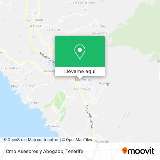 Mapa Cmp Asesores y Abogado