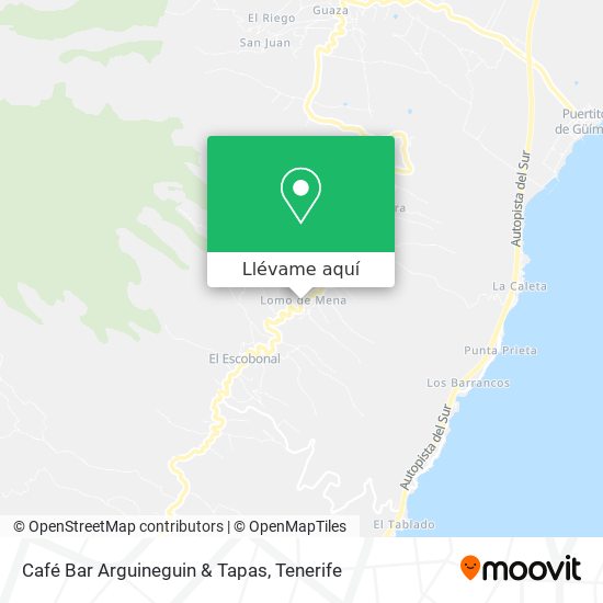 Mapa Café Bar Arguineguin & Tapas