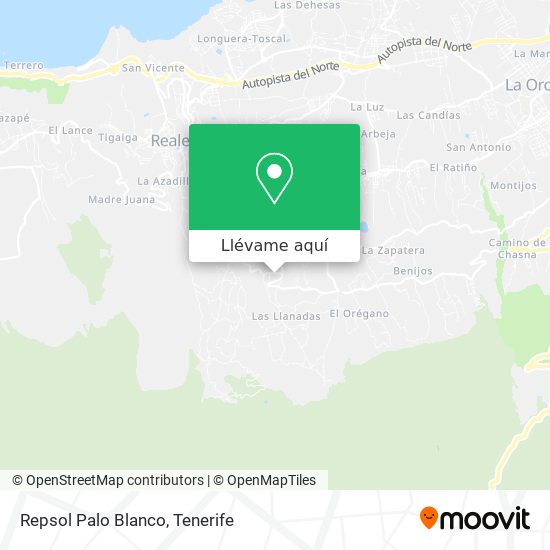 Mapa Repsol Palo Blanco