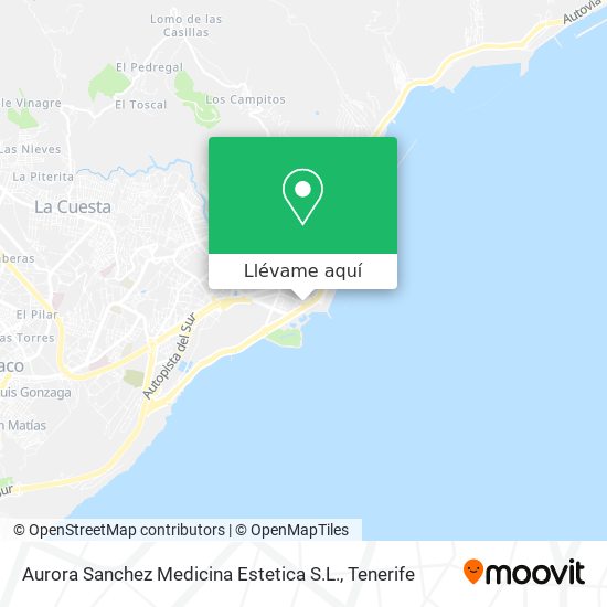Mapa Aurora Sanchez Medicina Estetica S.L.