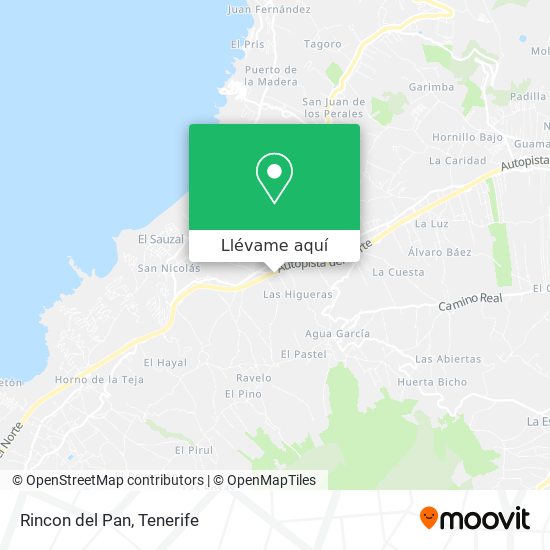 Mapa Rincon del Pan