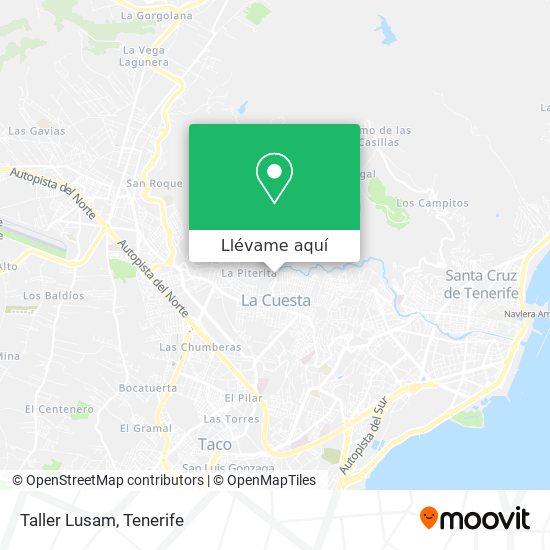 Mapa Taller Lusam