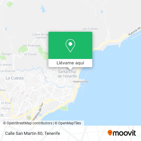 Mapa Calle San Martin 80