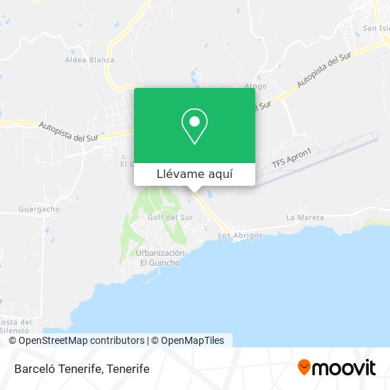 Mapa Barceló Tenerife
