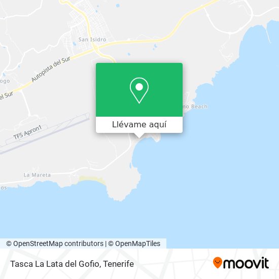 Mapa Tasca La Lata del Gofio