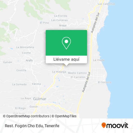 Mapa Rest. Fogón Cho Edu