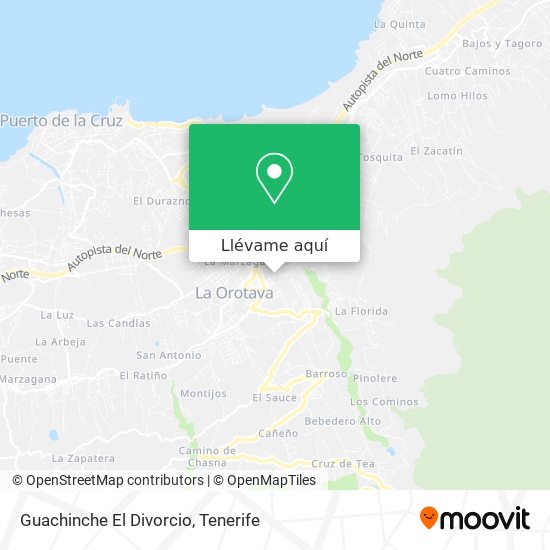 Mapa Guachinche El Divorcio