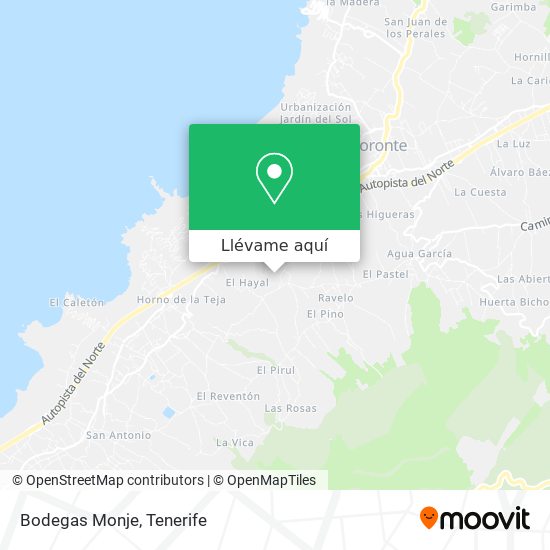 Mapa Bodegas Monje