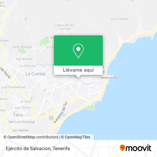 Mapa Ejército de Salvacion