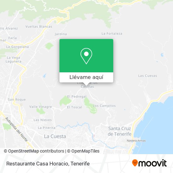 Mapa Restaurante Casa Horacio