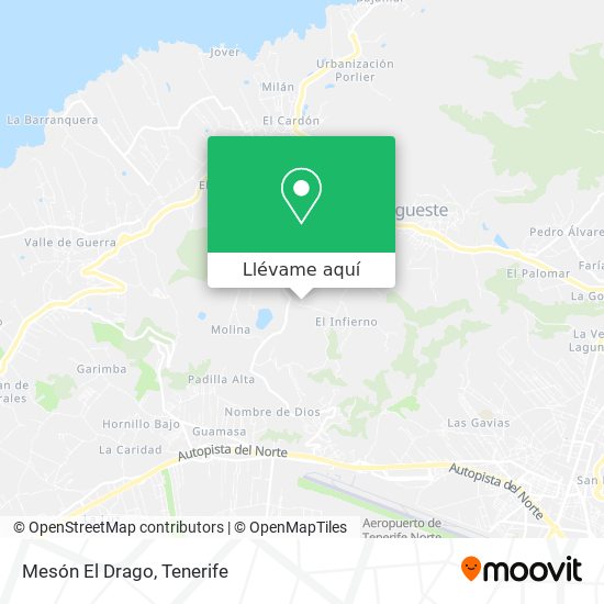 Mapa Mesón El Drago