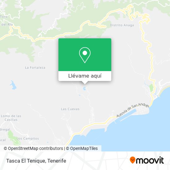 Mapa Tasca El Tenique