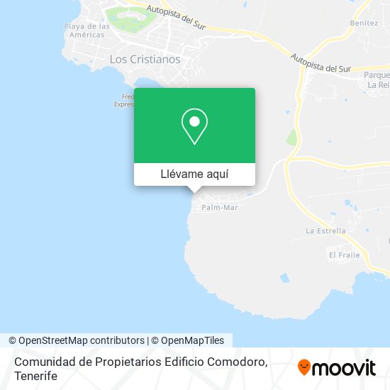 Mapa Comunidad de Propietarios Edificio Comodoro