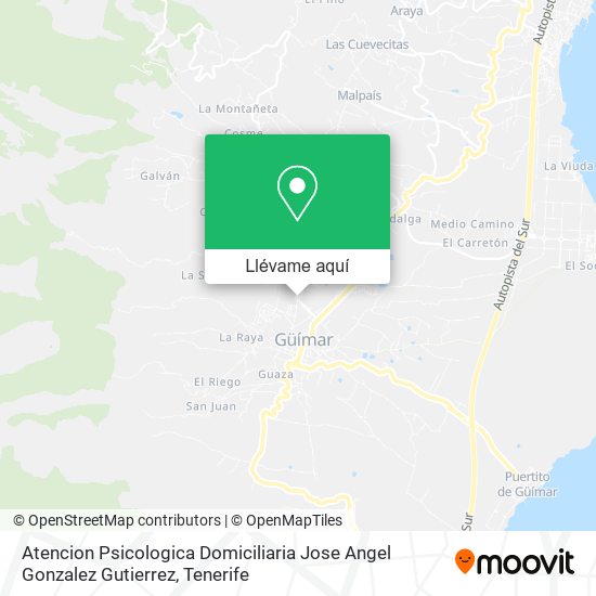 Mapa Atencion Psicologica Domiciliaria Jose Angel Gonzalez Gutierrez