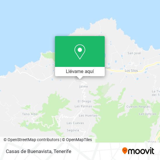Mapa Casas de Buenavista