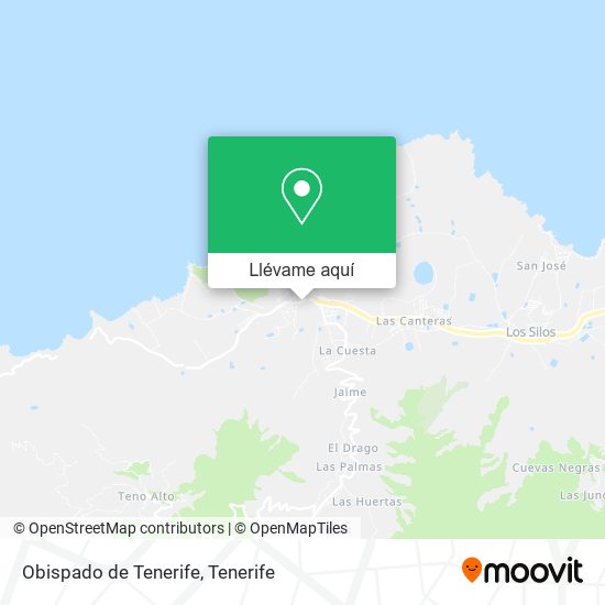 Mapa Obispado de Tenerife