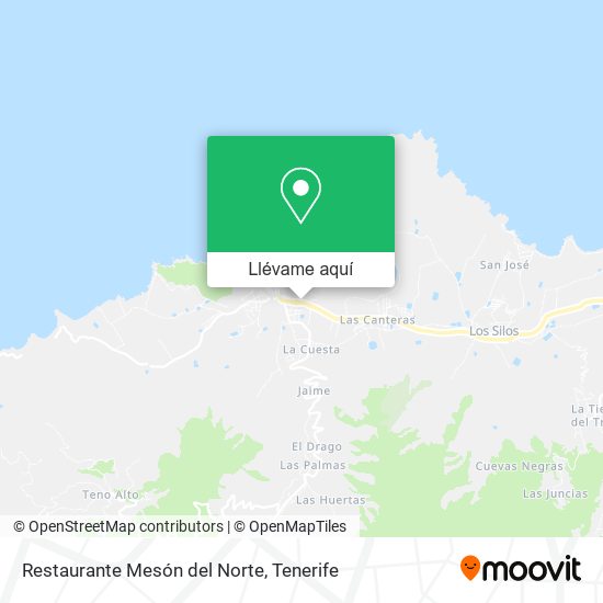 Mapa Restaurante Mesón del Norte