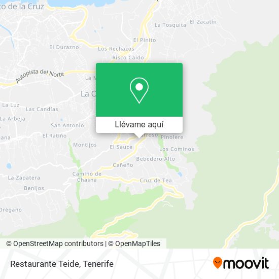 Mapa Restaurante Teide