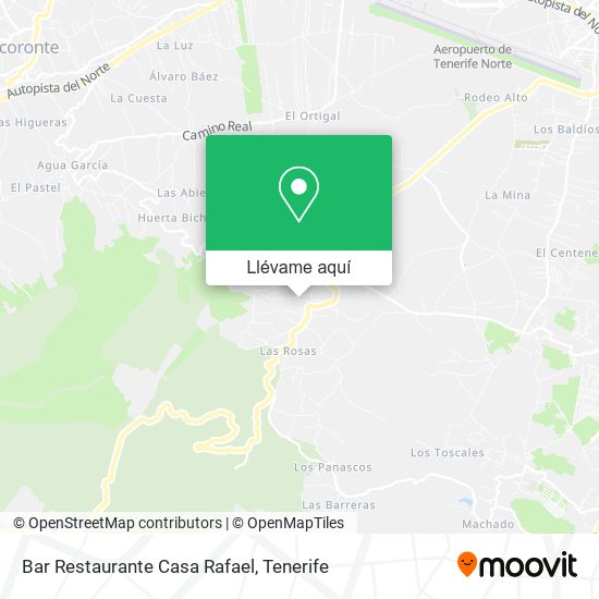 Mapa Bar Restaurante Casa Rafael