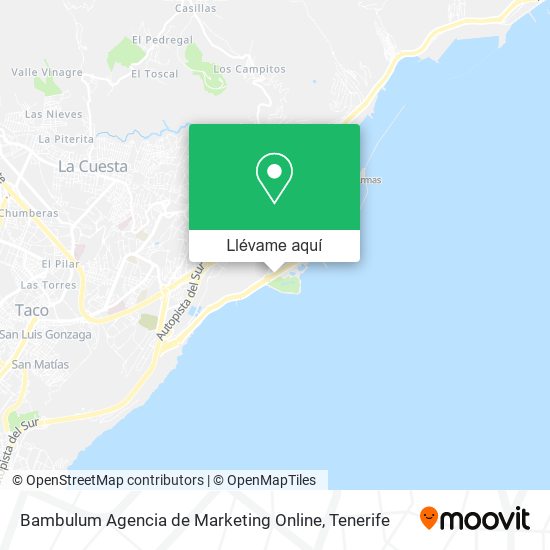 Mapa Bambulum Agencia de Marketing Online