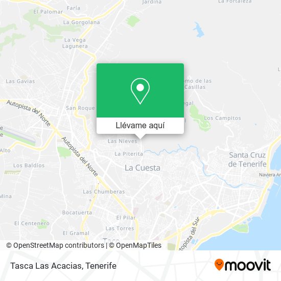 Mapa Tasca Las Acacias