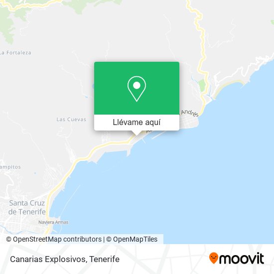 Mapa Canarias Explosivos