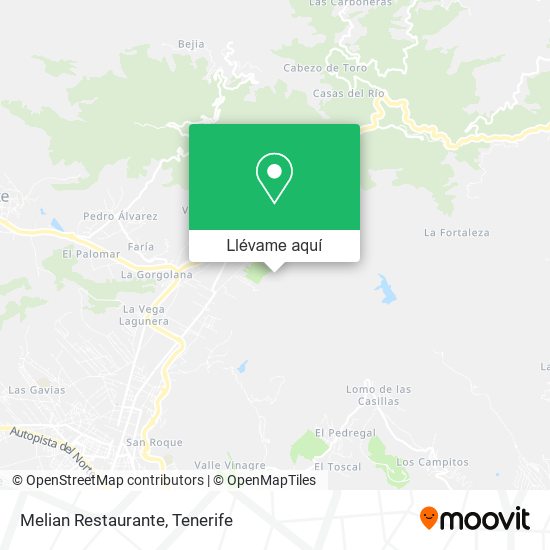 Mapa Melian Restaurante