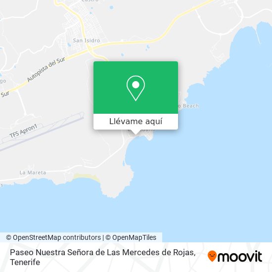 Mapa Paseo Nuestra Señora de Las Mercedes de Rojas