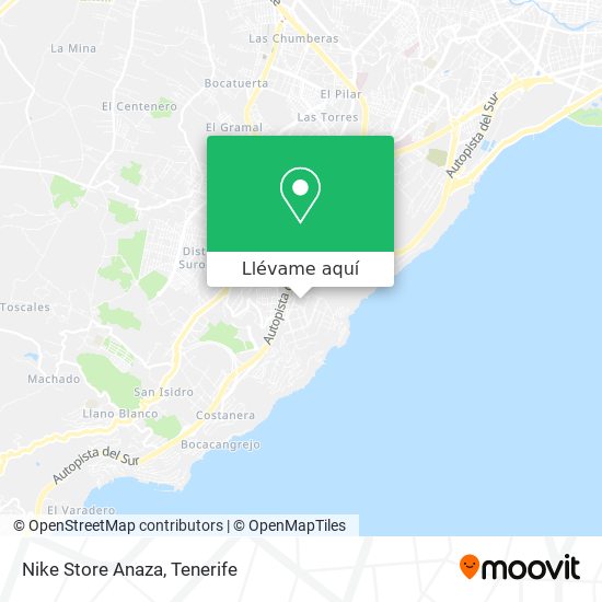 Pasto posponer Karu Cómo llegar a Nike Store Anaza en Santa Cruz De Tenerife en Autobús?
