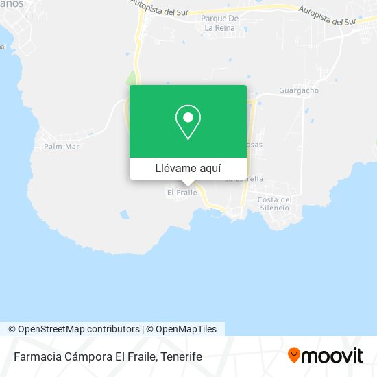 Mapa Farmacia Cámpora El Fraile