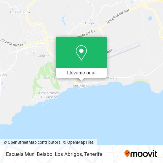 Mapa Escuela Mun. Beisbol Los Abrigos