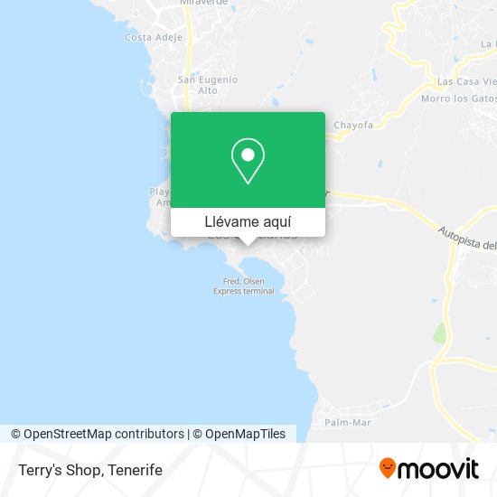 Mapa Terry's Shop