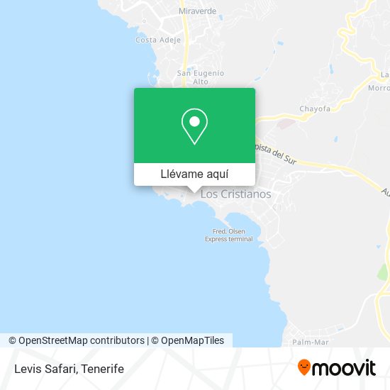Mapa Levis Safari