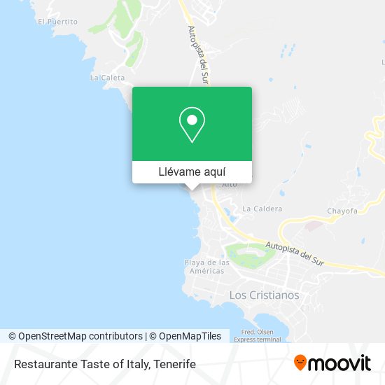 Mapa Restaurante Taste of Italy
