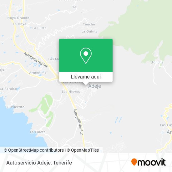Mapa Autoservicio Adeje