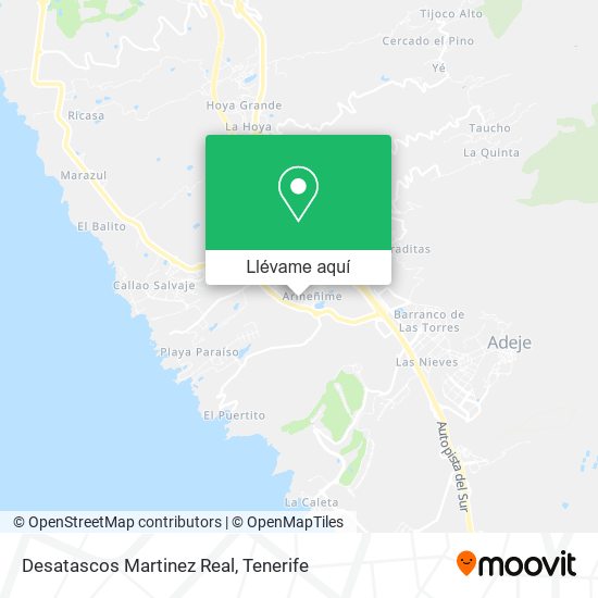 Mapa Desatascos Martinez Real