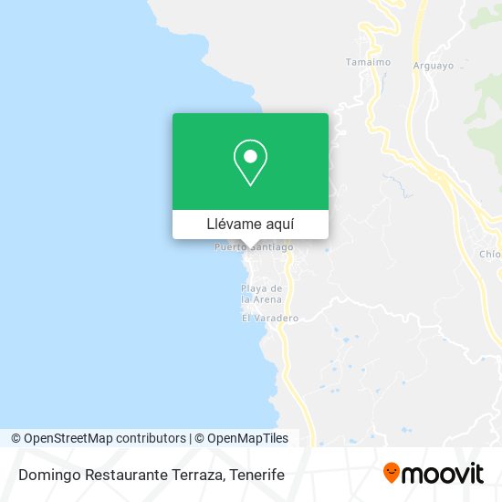 Mapa Domingo Restaurante Terraza