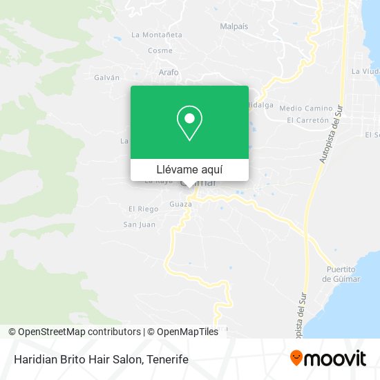 Mapa Haridian Brito Hair Salon