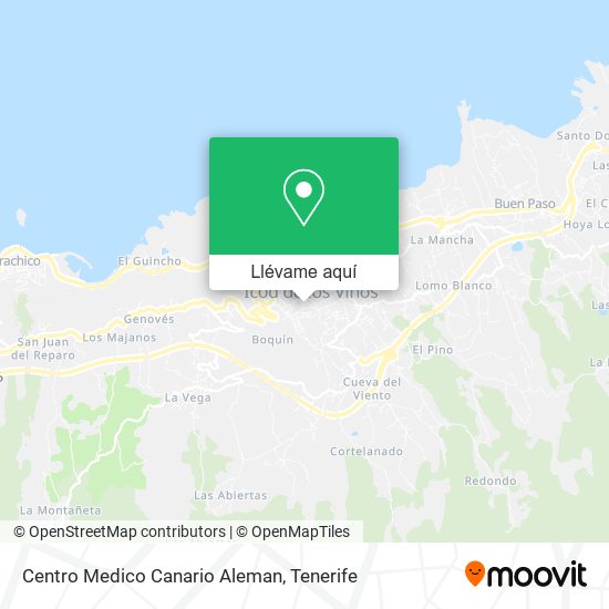 Mapa Centro Medico Canario Aleman