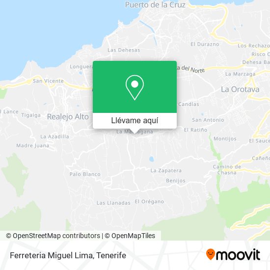 Mapa Ferreteria Miguel Lima