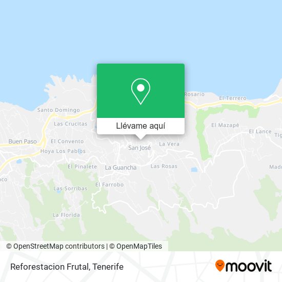 Mapa Reforestacion Frutal