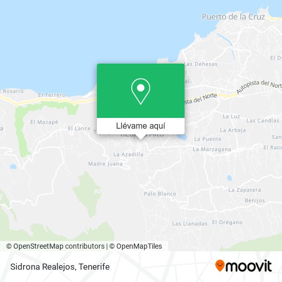 Mapa Sidrona Realejos