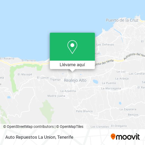 Mapa Auto Repuestos La Union