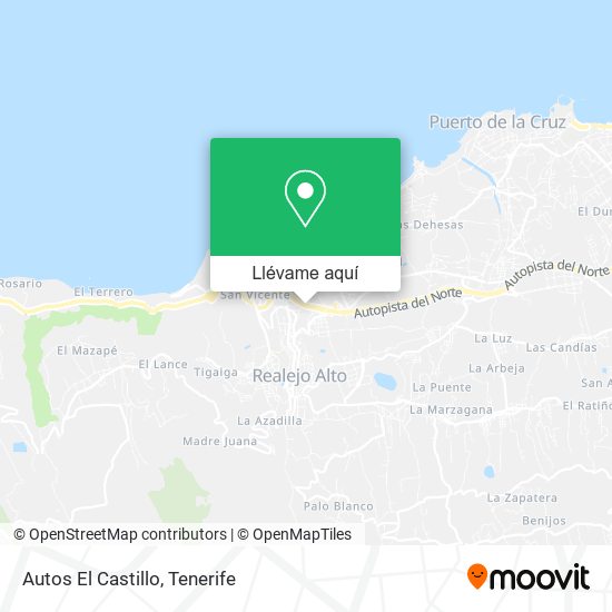 Mapa Autos El Castillo
