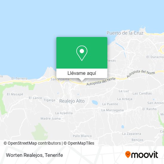 Mapa Worten Realejos
