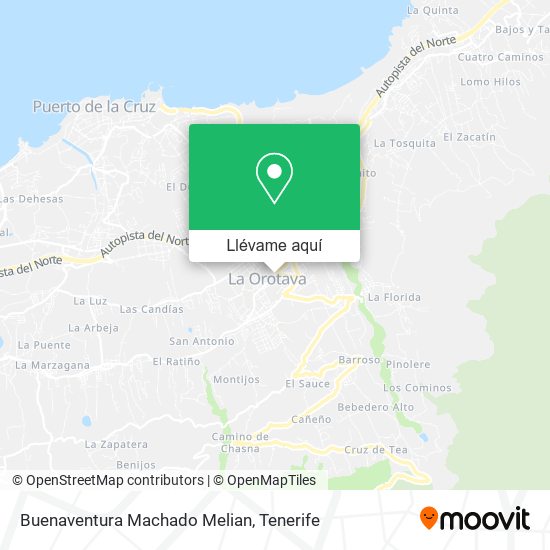 Mapa Buenaventura Machado Melian