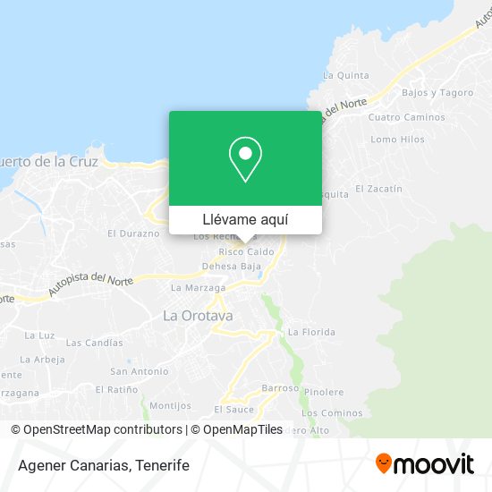 Mapa Agener Canarias