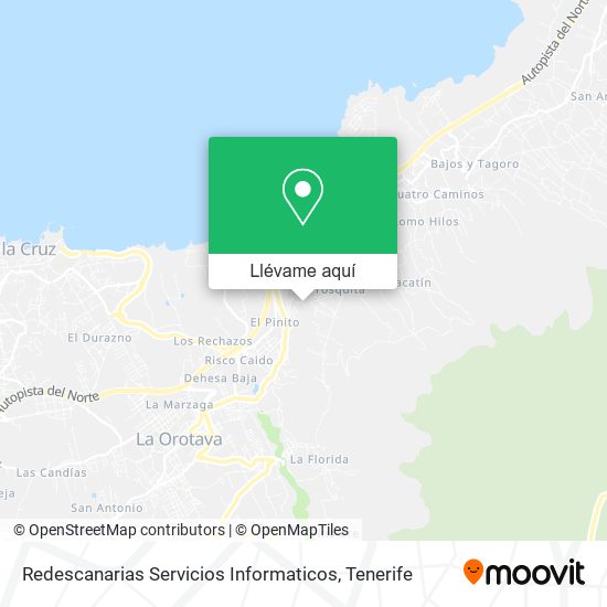 Mapa Redescanarias Servicios Informaticos