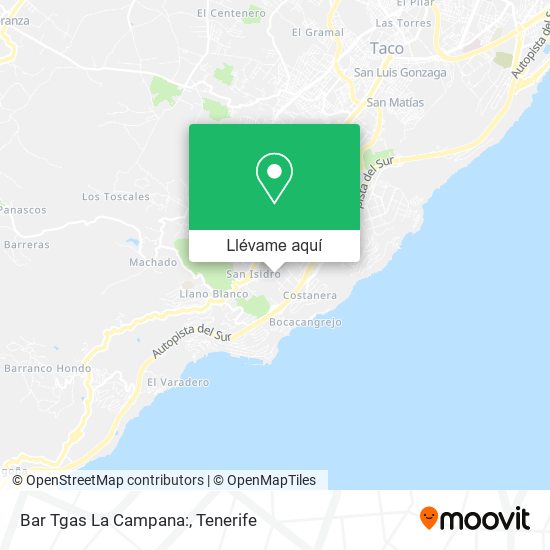 Mapa Bar Tgas La Campana:
