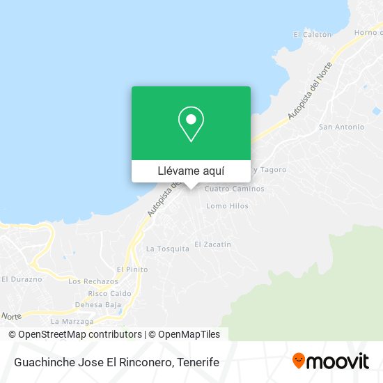 Mapa Guachinche Jose El Rinconero